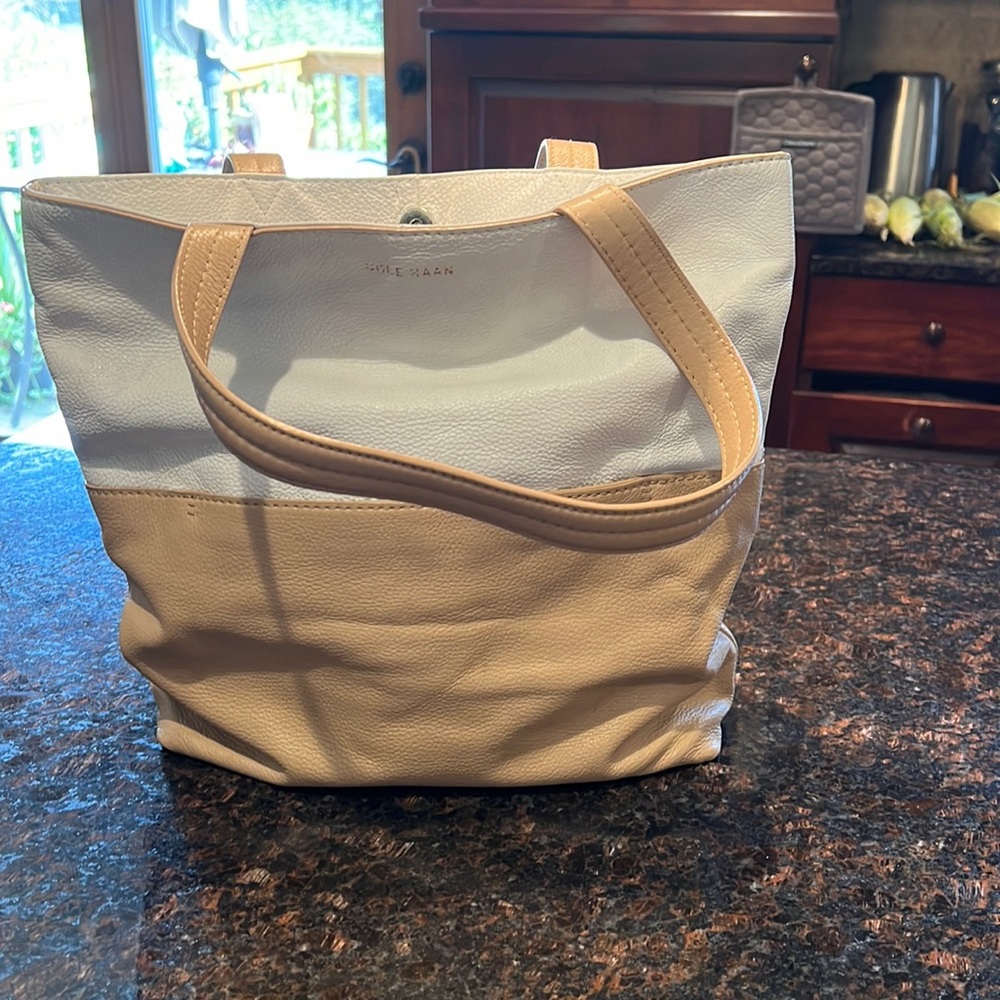 Cole Haan leather tote bag
